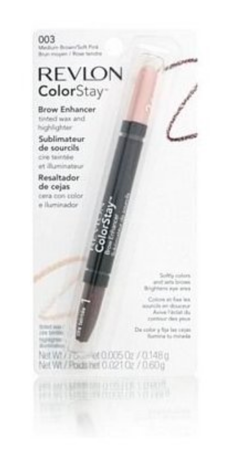 REVLON Colorstay Brow Enhancer - Medium Brown/Soft Pink (003) - ADDROS.COM